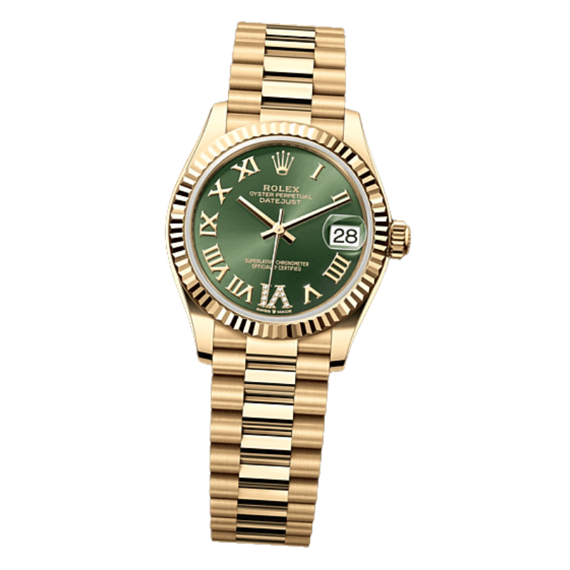 RELÓGIO DATEJUST DOURADO VERDE