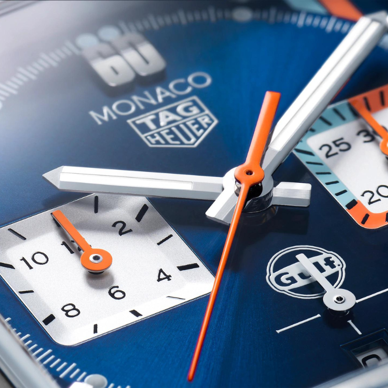 RELÓGIO DE LUXO MONACO CHRONOGRAPH AZUL