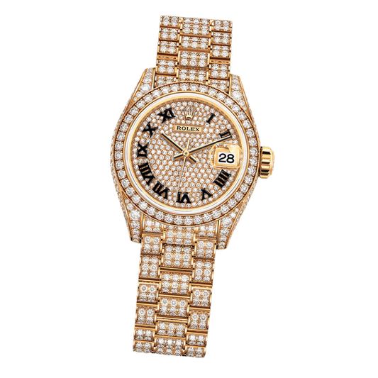 RELÓGIO LUXUOSO DATEJUST DOURADO