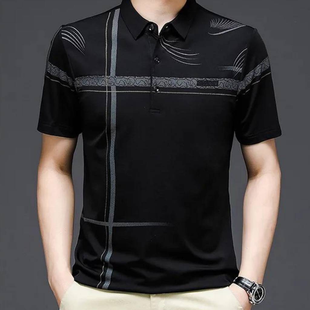 Camisa Polo Masculina Design Cruzada