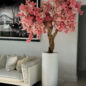 mate blanco st. tropez jardinera con personalizado hecho rosa cerezo flor árbol