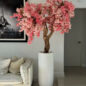 mate blanco st. tropez jardinera con personalizado hecho rosa cerezo flor árbol
