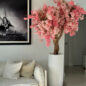 mate blanco st. tropez jardinera con personalizado hecho rosa cerezo flor árbol