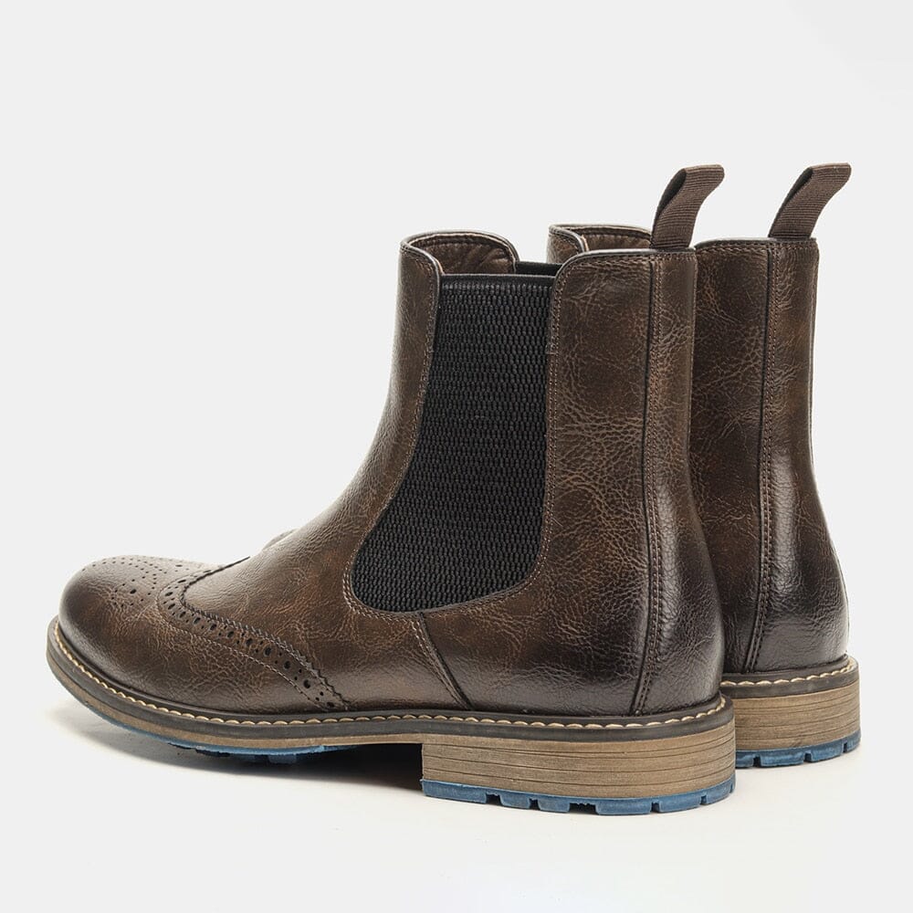 Bota Masculina de Couro Chelsea