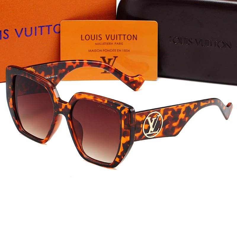 Óculos de Sol Feminino Moda Louis Vuitton