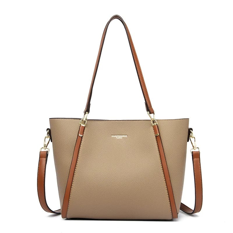 Bolsa de Couro Vintage Casual Crossbody